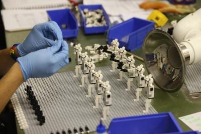 Lego Star Wars figurines créées par maquettiste