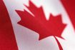 Close up de drapeau canadien.