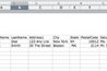 Données délimités importés à Excel