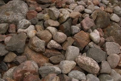 Petits rochers font un bon, frontière naturelle.
