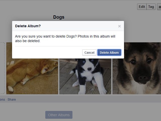Vous pouvez't change the audience for albums created automatically by Facebook.