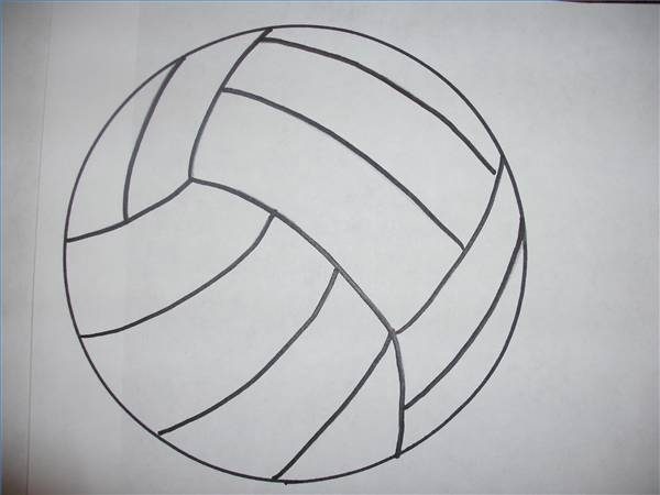 dessin de volley-ball