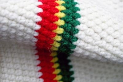 Chapeau tricoté Reggae.