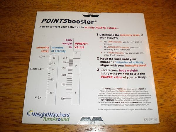 Vous pouvez calculer vos points Weight Watchers en utilisant un Weight Watchers Pointsfinder.