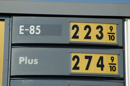 Beaucoup de stations de gaz fournissent déjà un mélange d'éthanol E-85 et de l'essence.