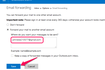 Outlook.com ne peut pas transférer du courrier à plusieurs adresses électroniques.