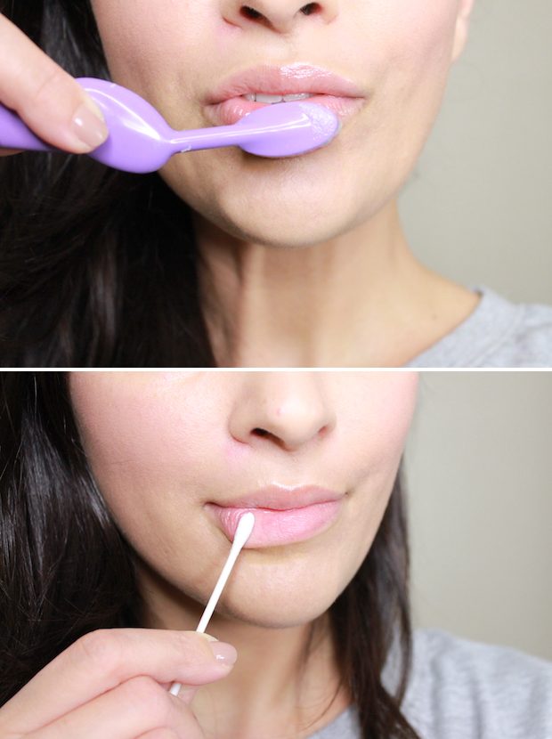 Frotter vos lèvres aidera à augmenter l'efficacité de la pulpeuses.
