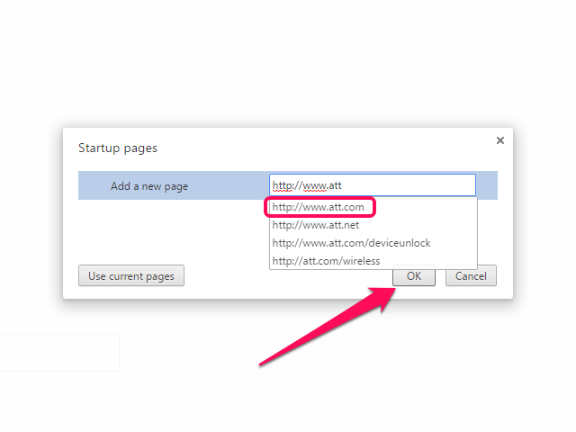 Chrome affiche automatiquement suggéré adresses que vous tapez dans le champ Ajouter un New Page.