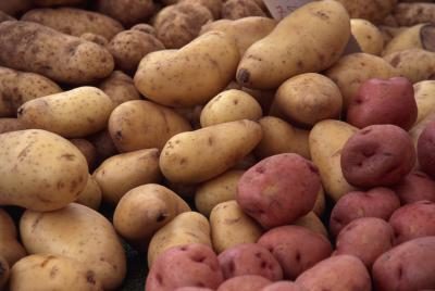 Pommes de terre sont une source de potassium.