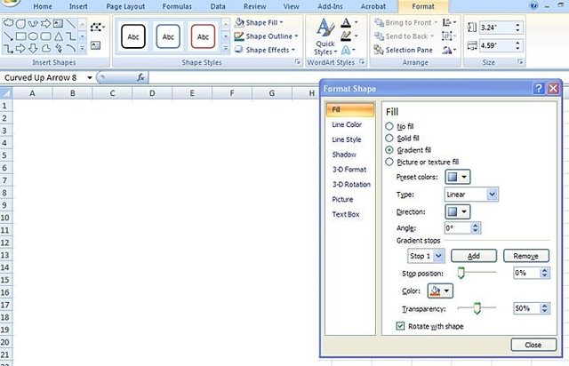 Format Formes Office 2007