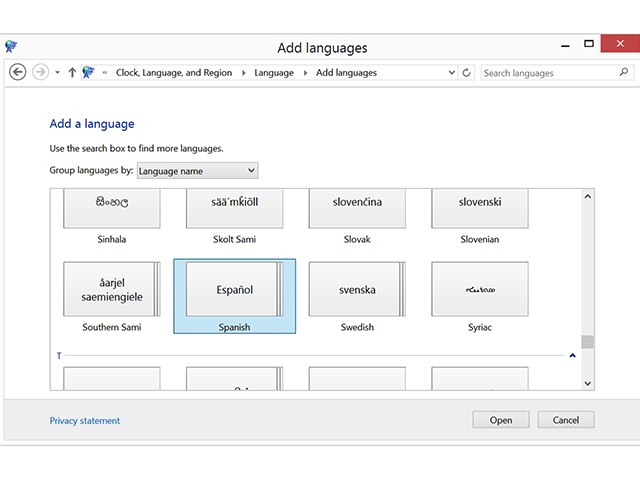 Ajouter autant de langues que vous avez besoin dans Windows ..