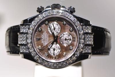 Diamant montre Rolex rempli
